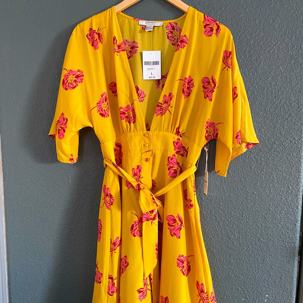 Floral midi dress